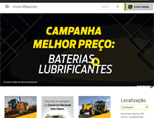 Tablet Screenshot of inovamaquinas.com.br